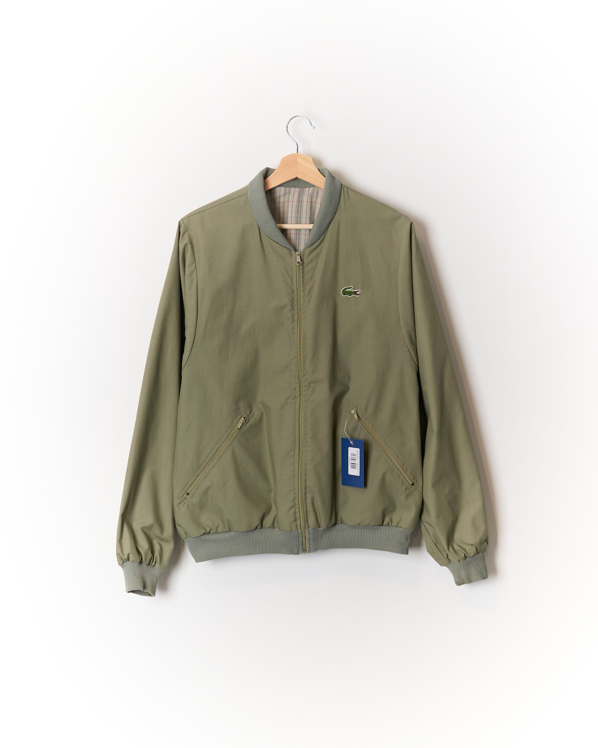 Lacoste Pistacho Full Zip Bomber Jacket