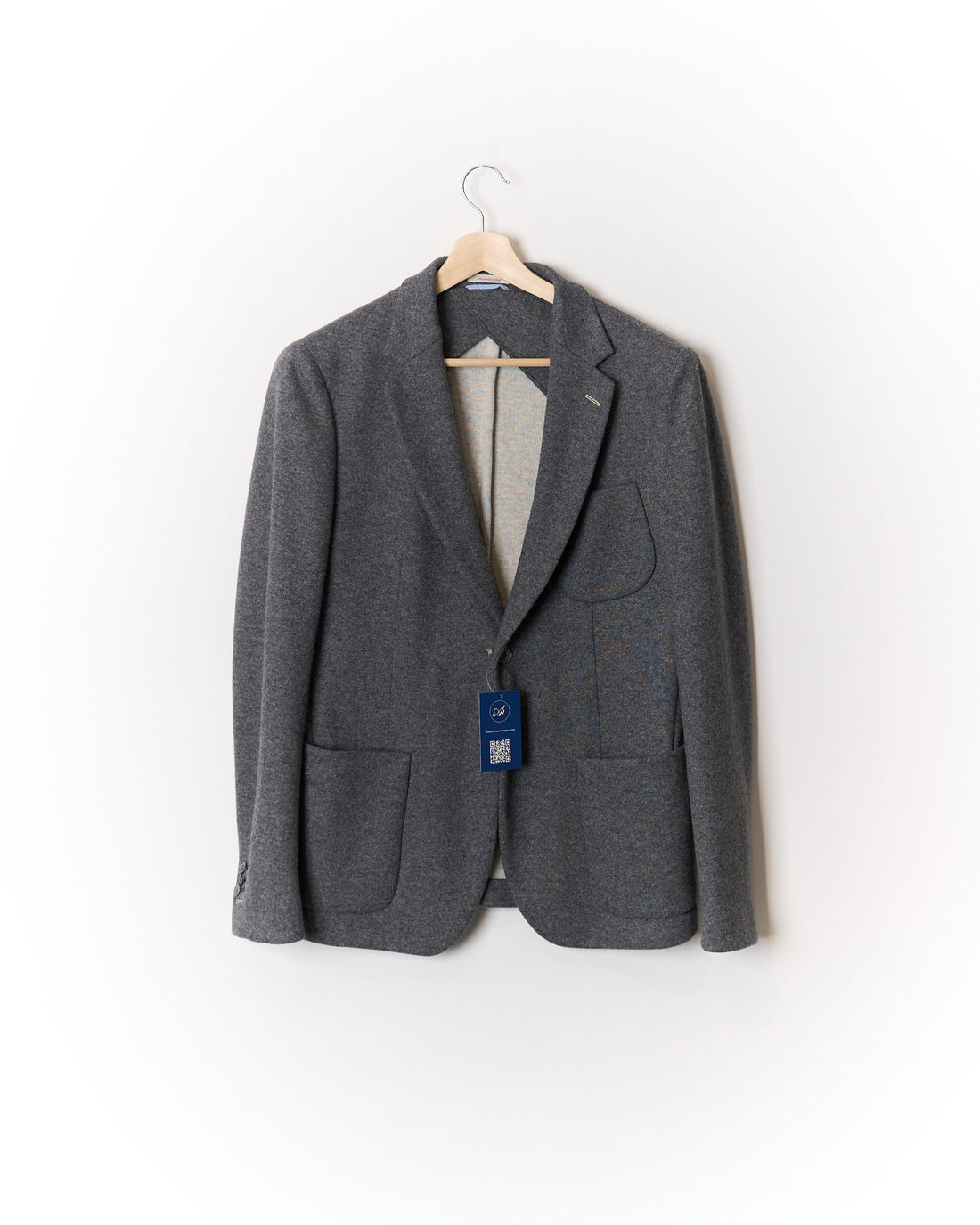 Gant Grey Rugger Unconstructed Sport Jacket Wool and Cotton Blazer