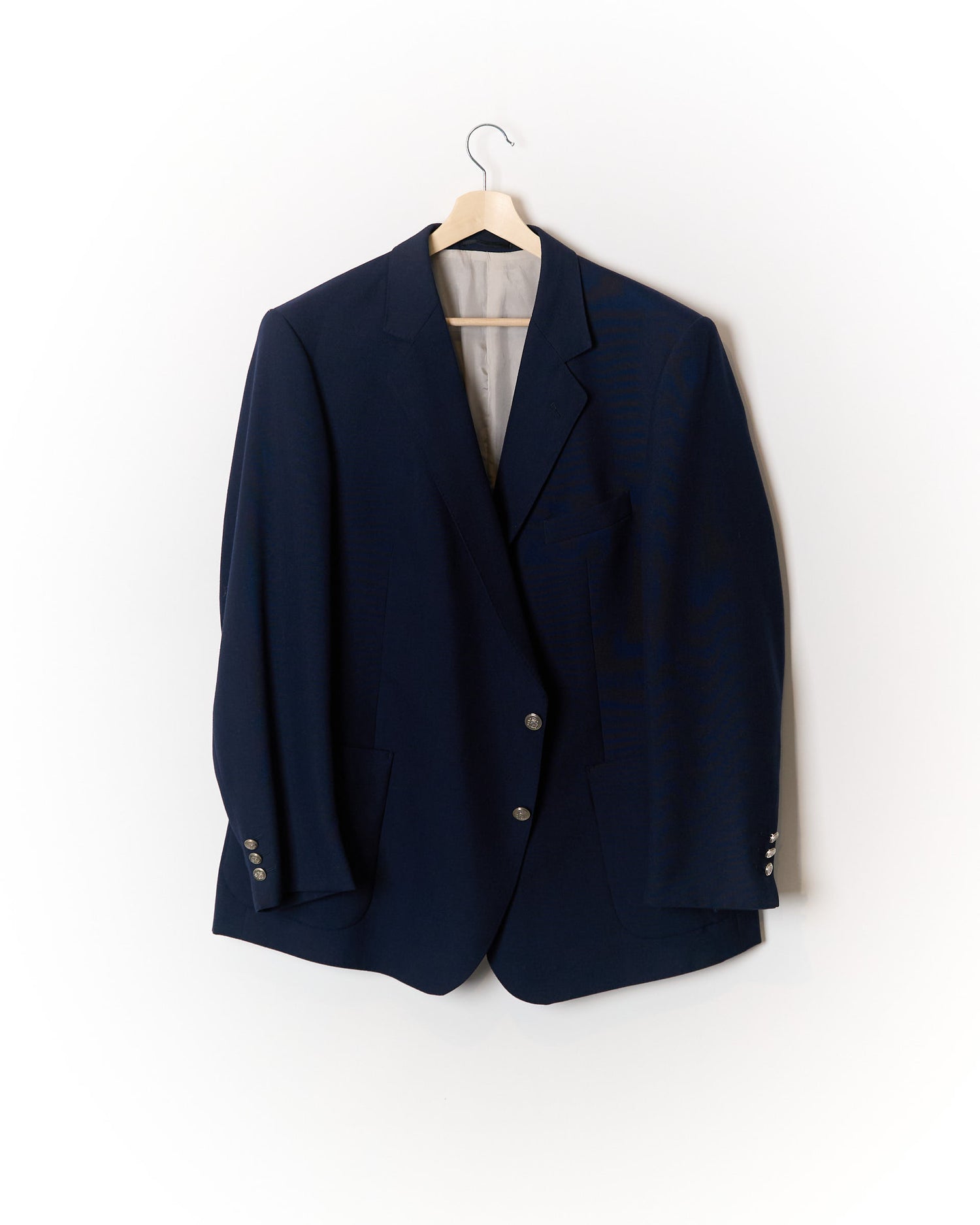 H.C.A. Dress Denmark Navy Wool Gold Button Blazer