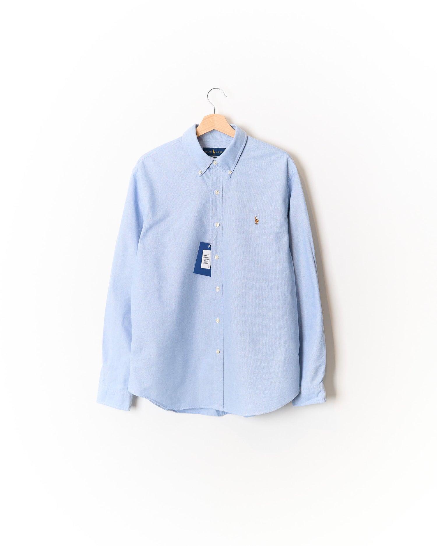 Ralph Lauren Light Blue Slim Fit Button Down Cotton Shirt