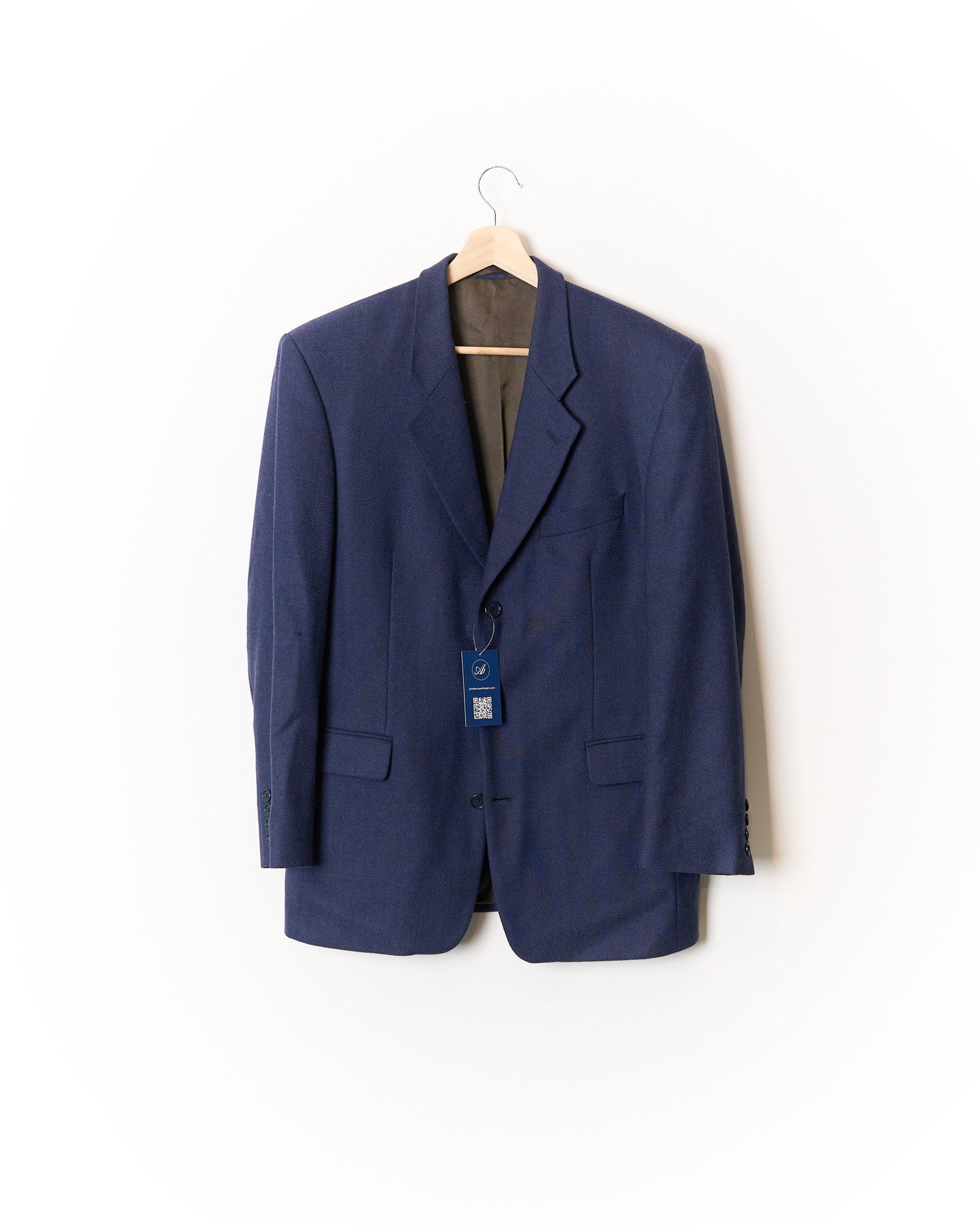 Giordani Navy Wool Blazer