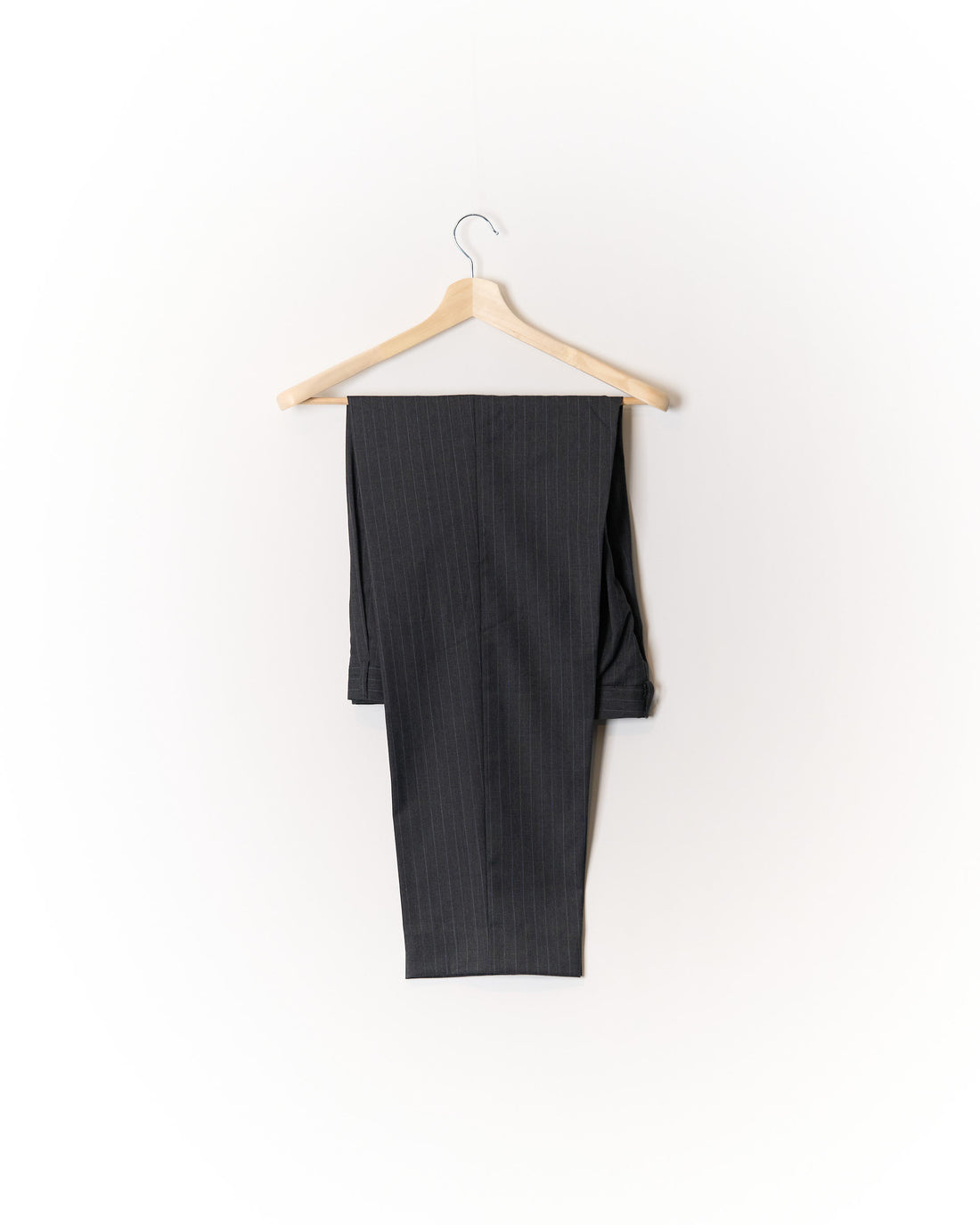 Bassano Grey Pinstripe Straight Leg Suit