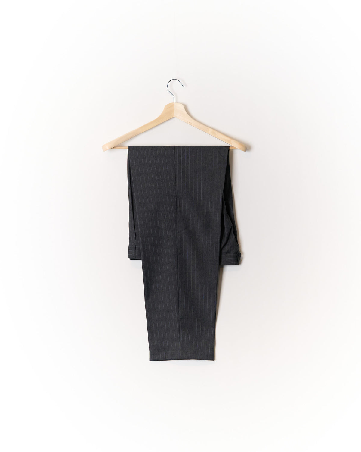 Bassano Grey Pinstripe Straight Leg Suit