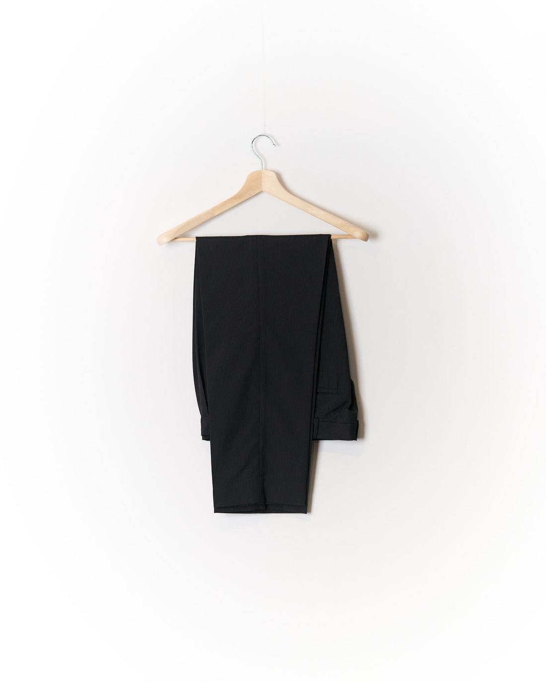 Bassano Black Pinstripe Straight Leg Suit