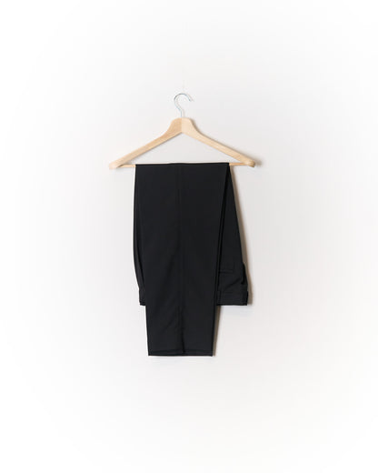 Bassano Black Pinstripe Straight Leg Suit