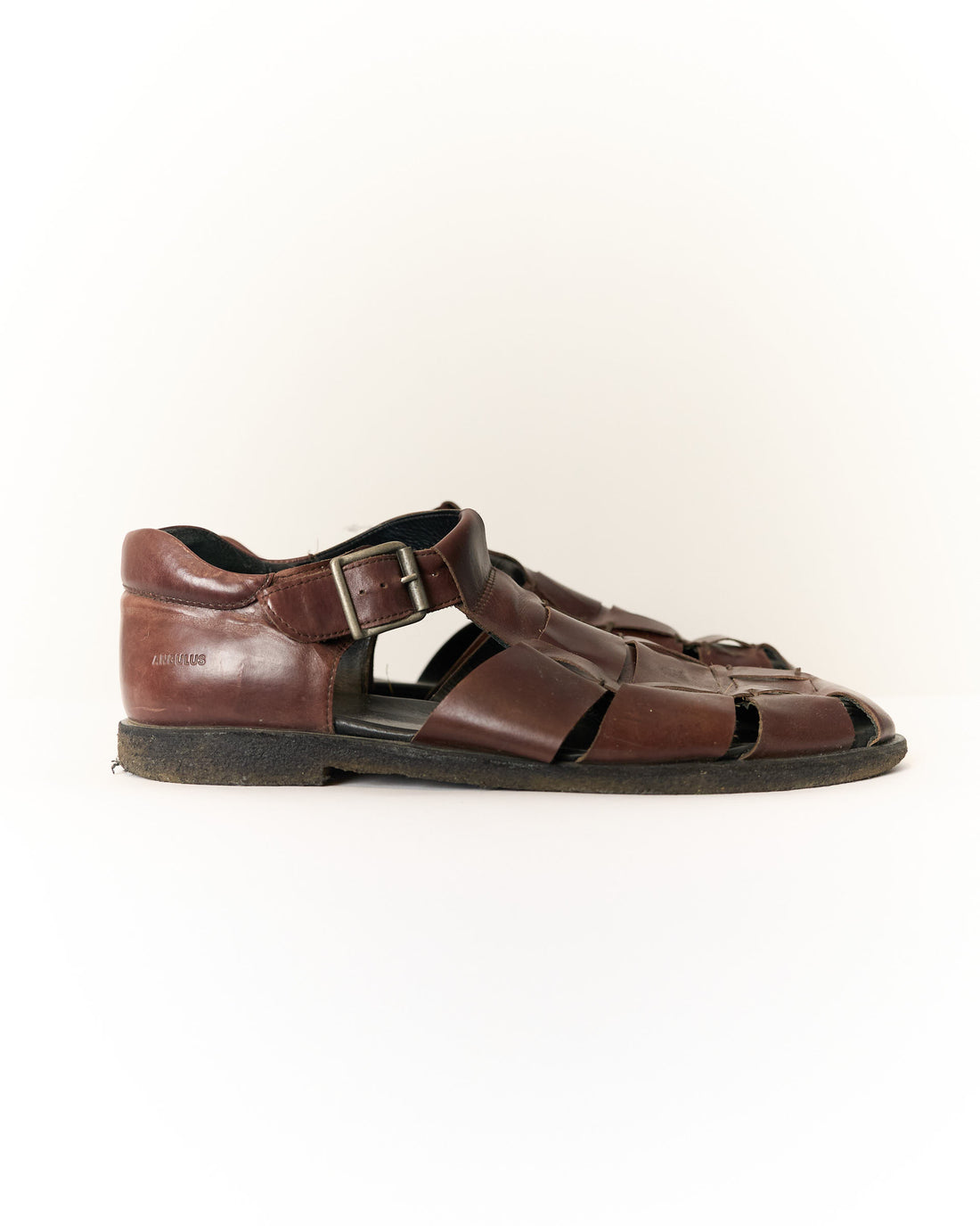 Angulus Brown Leather Sandals