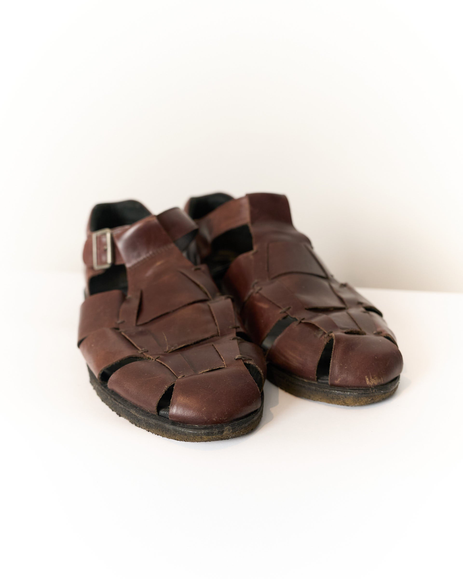 Angulus Brown Leather Sandals