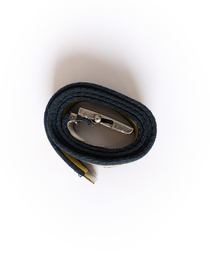 Fred Perry Yellow, Navy and White Ivy League Belt