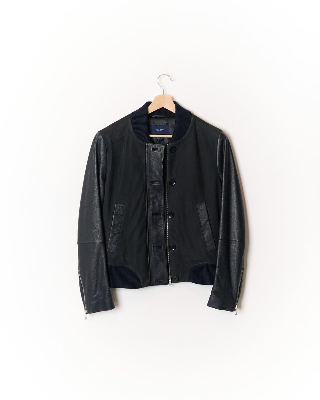 Gant Black Leather Jacket