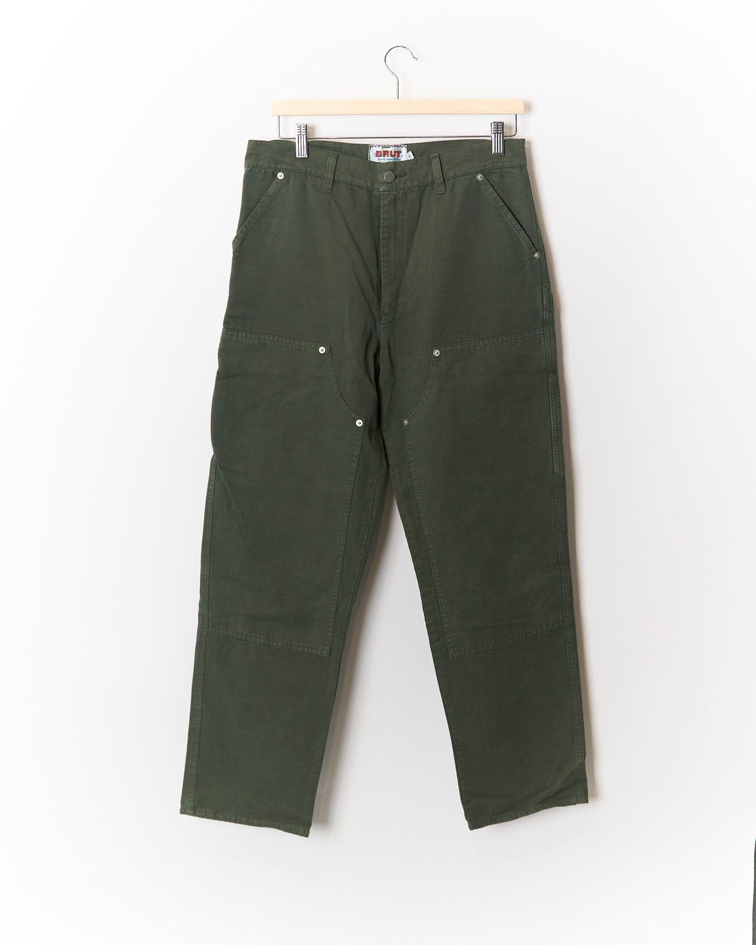 BRUT Paris Olivegreen Work Wear Wide Leg Troussers