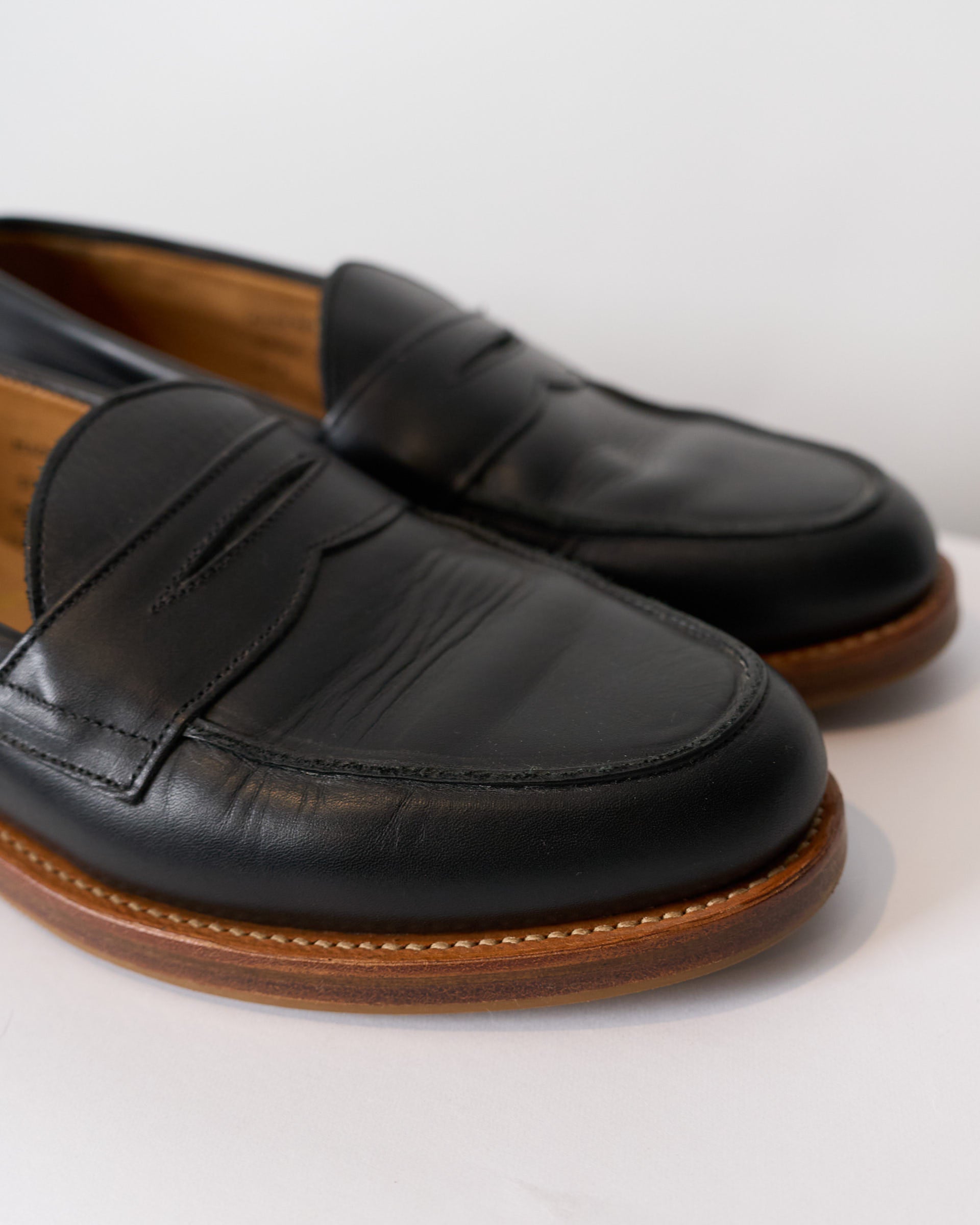 Mark McNairy Black New Amsterdam Penny Loafers