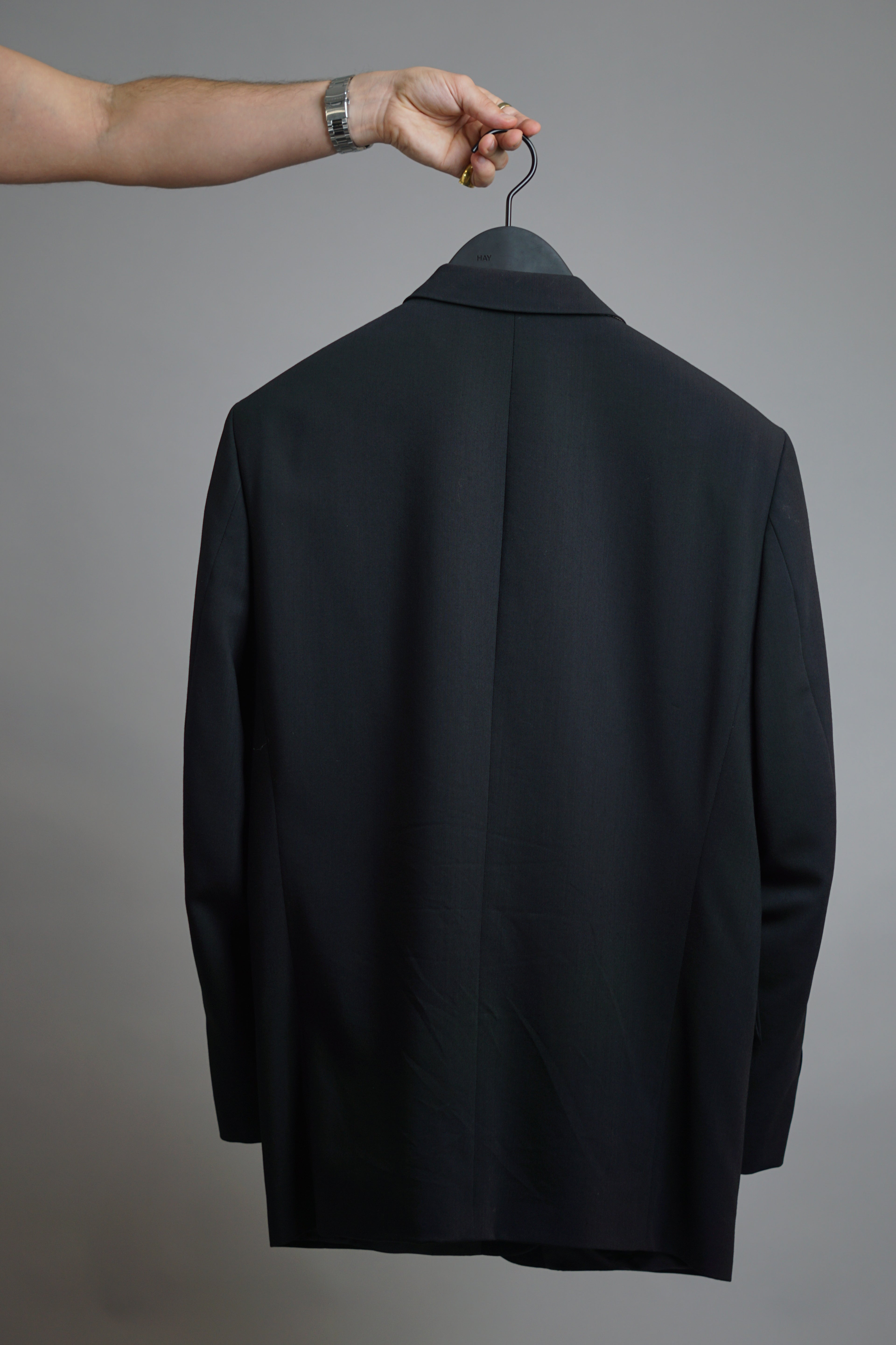 Sand Copenhagen Black Virgin Wool Blazer