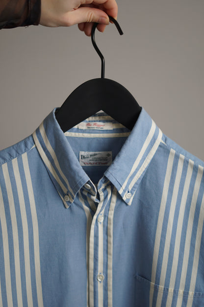 Gant Rugger Lightblue Striped Button Down Oxford Shirt