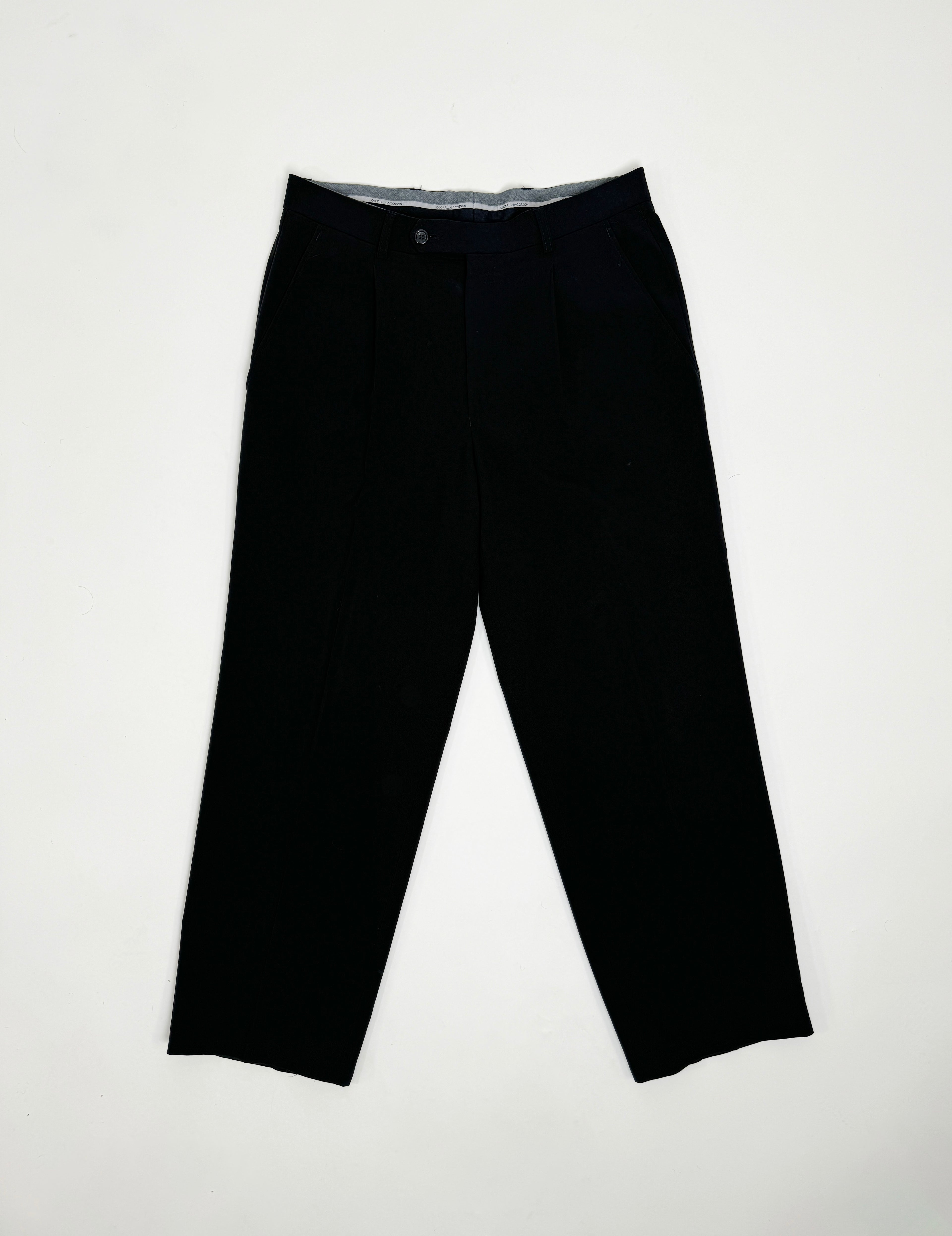 Oscar Jacobson Wool Dress Pant