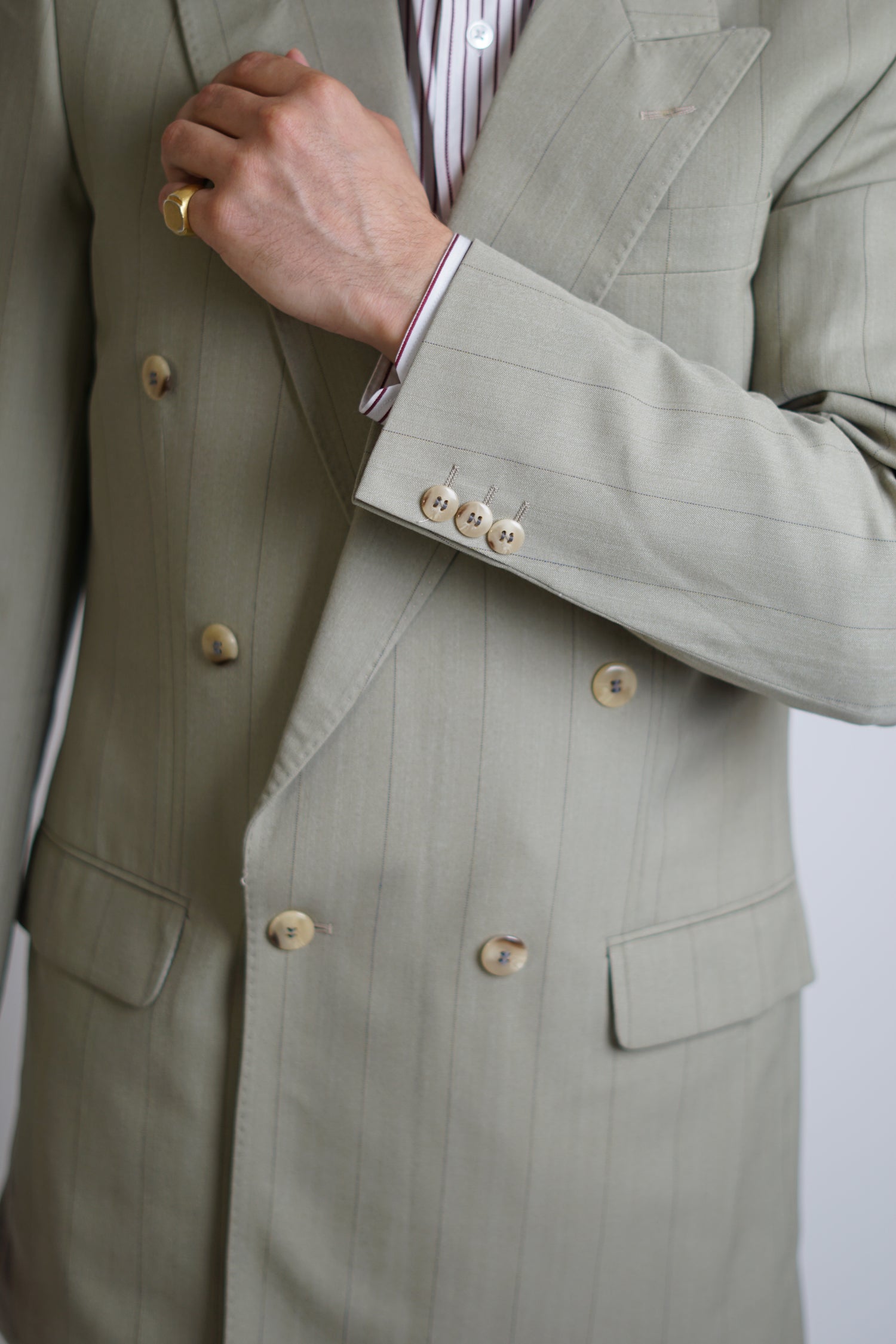 SIR of Sweden Beige Double Breasted Blazer