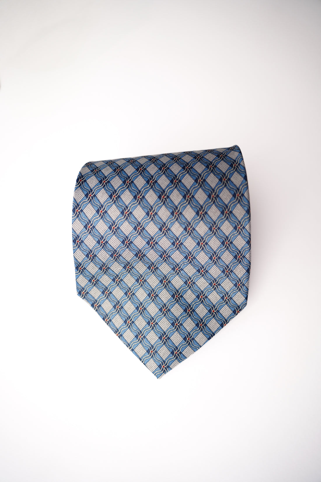René Chagal Blue and Lightblue Handmade Silk Tie
