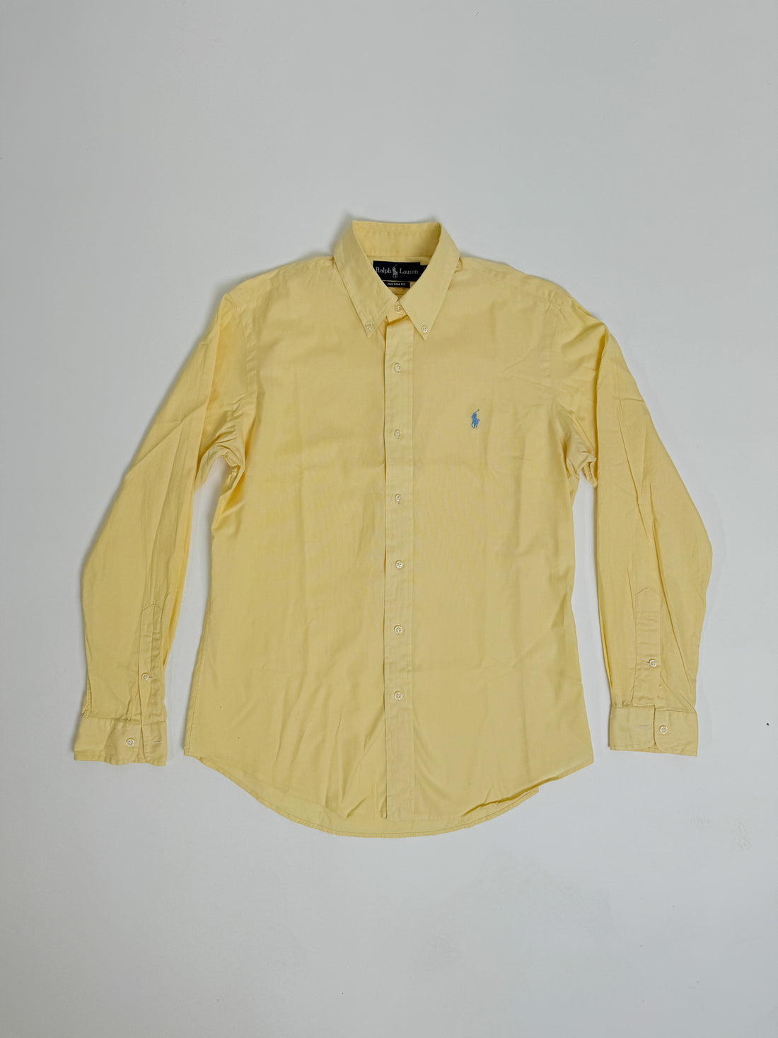 Ralph Lauren Yellow Custom Fit Poplin Shirt