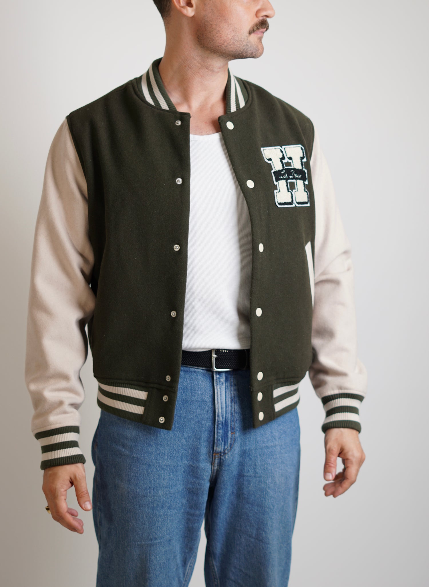 Les Deux Varsity Wool Jacket