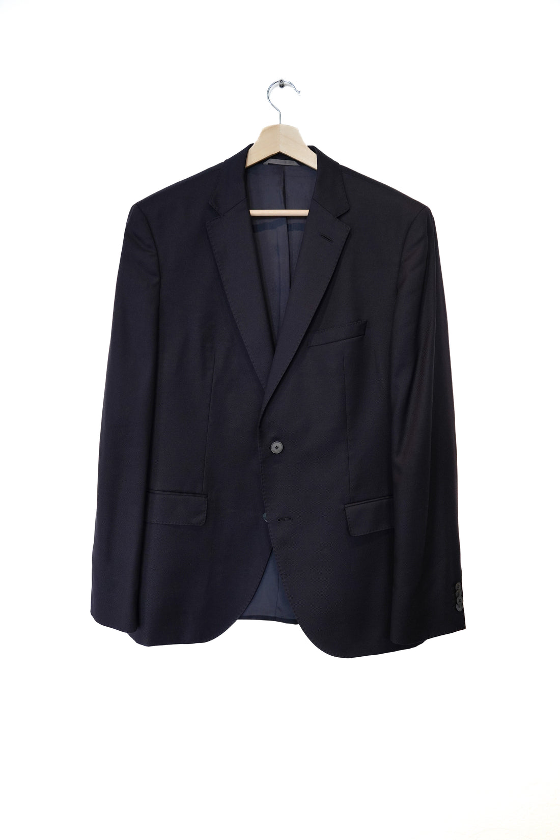 Hugo Boss – Marineblauer, natürlicher Stretch-Blazer
