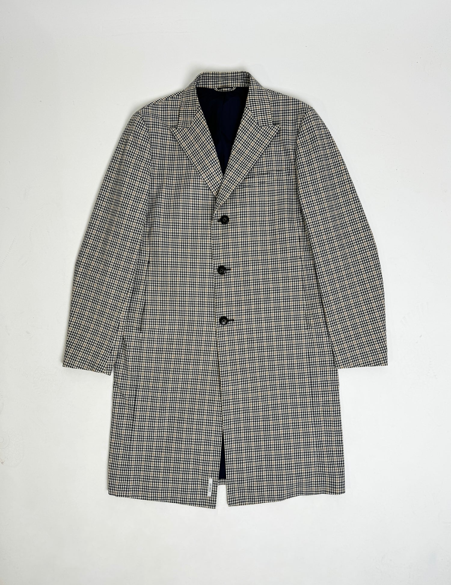 Les Deux Melvin Check Trench Coat