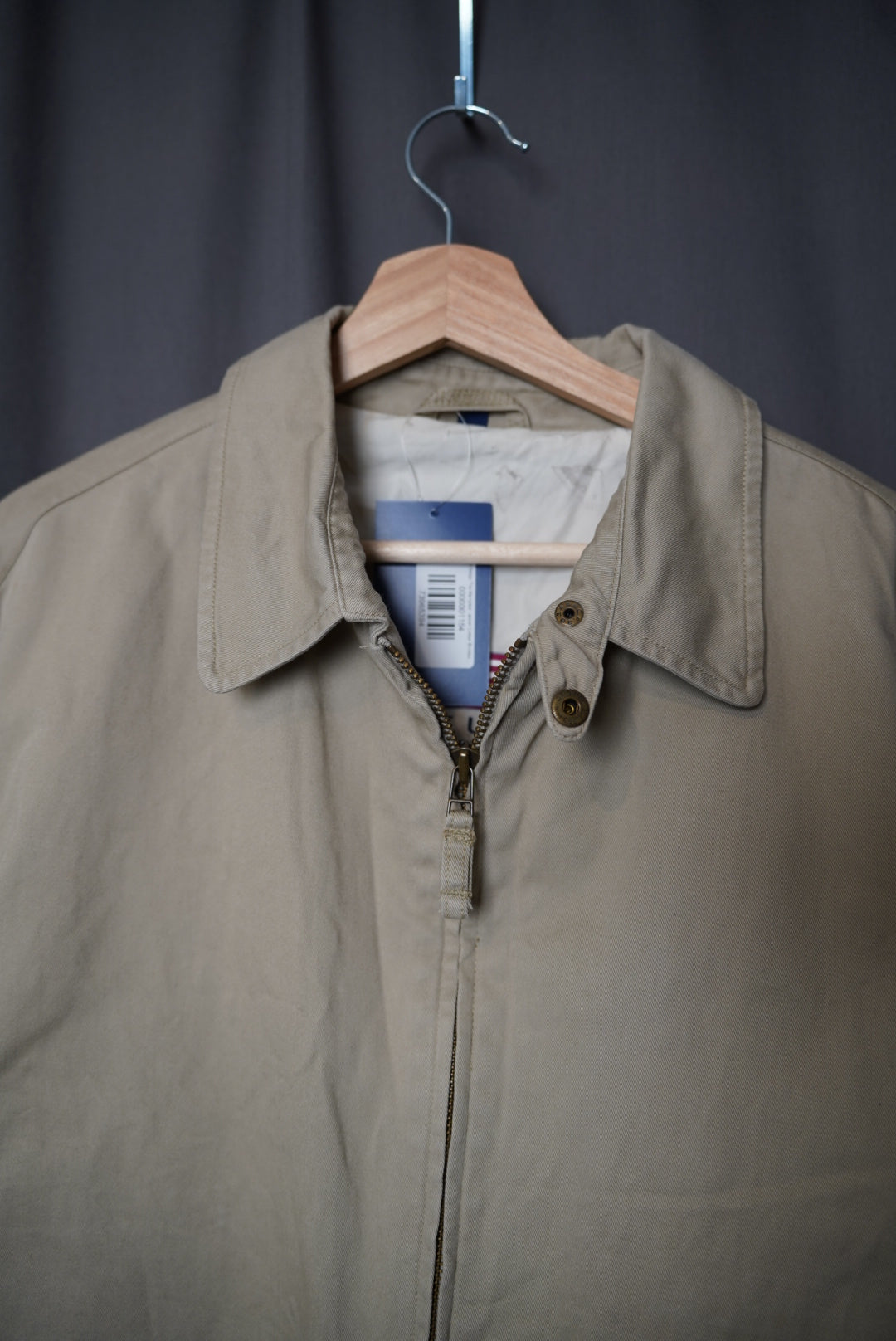 Gant Beige The Hampton Jacket Cotton Bomber Jacket