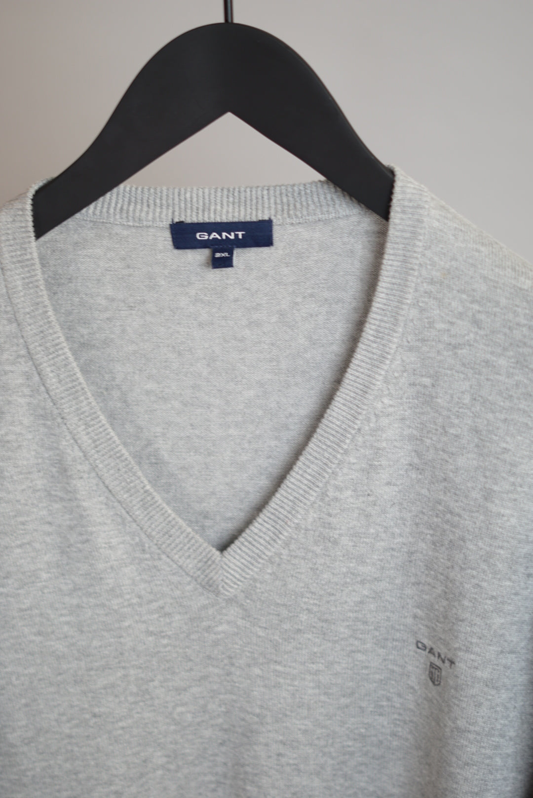 Gant Lightgrey V-Neck Knit