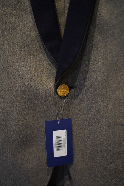 Gant Grey Vintage Rugger Gold Button Limited Edition Smoking Jacket