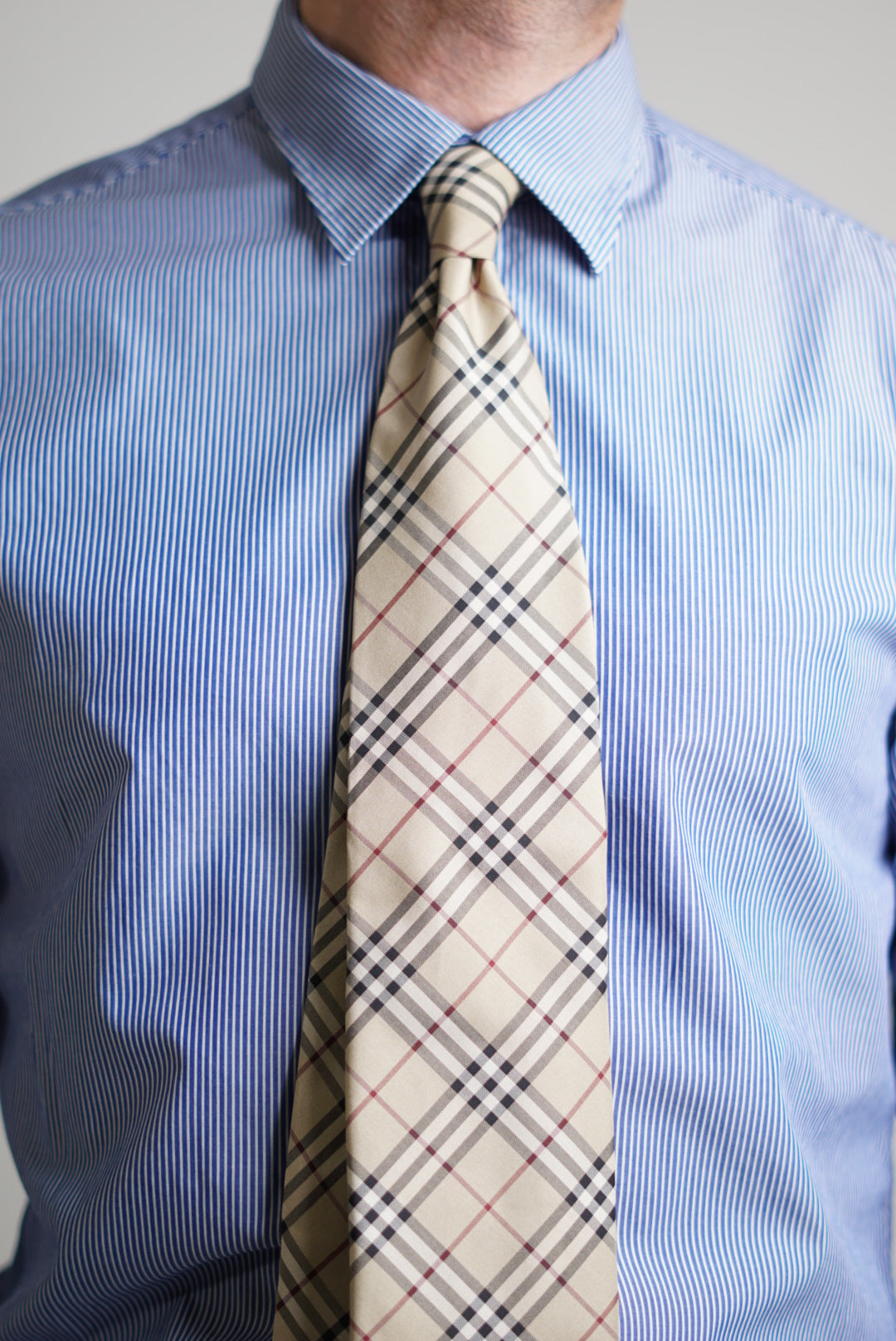 Burberry Classic Pattern Silk Tie