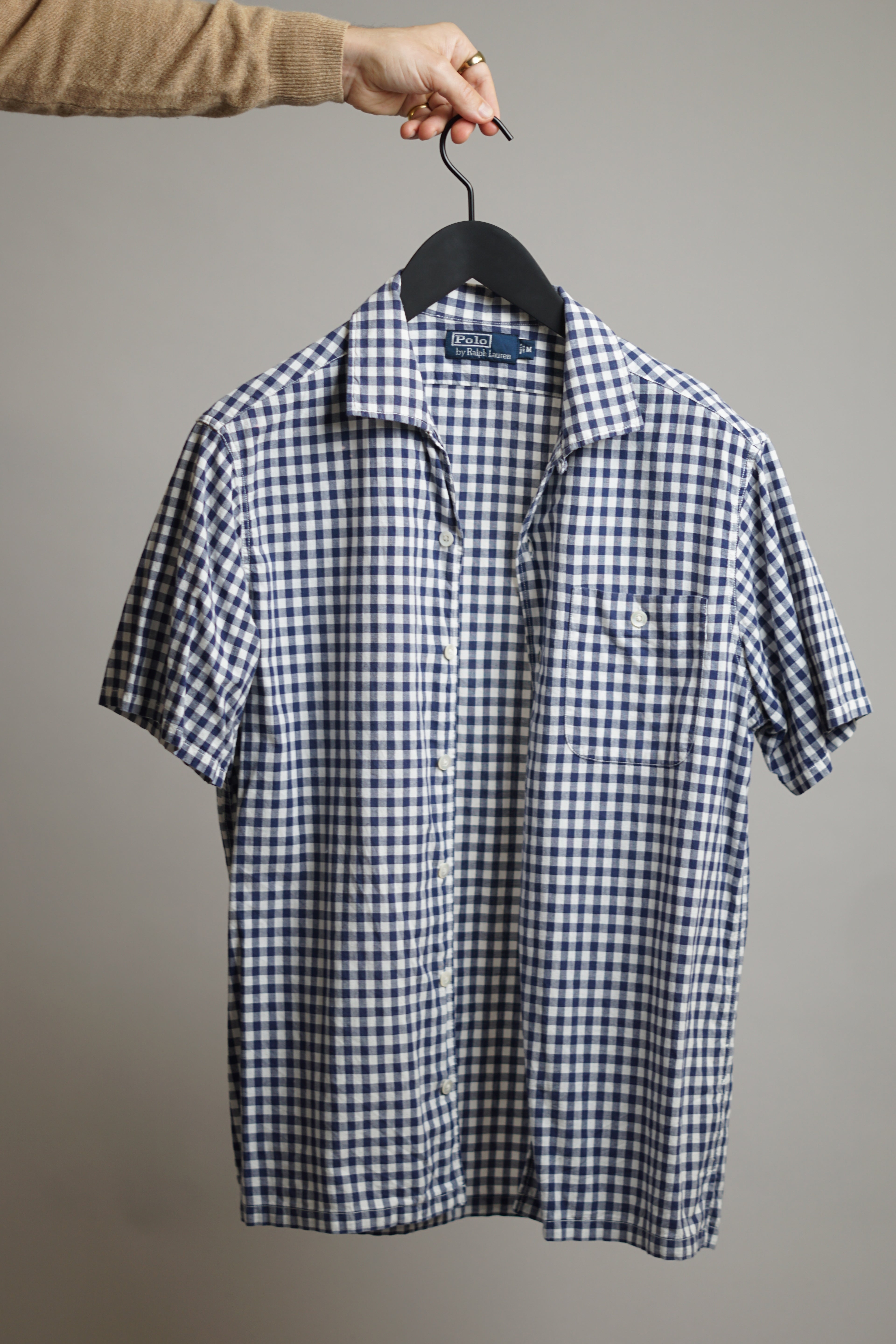 Polo Ralph Lauren Black &amp; White Checkered Short Sleeved Shirt