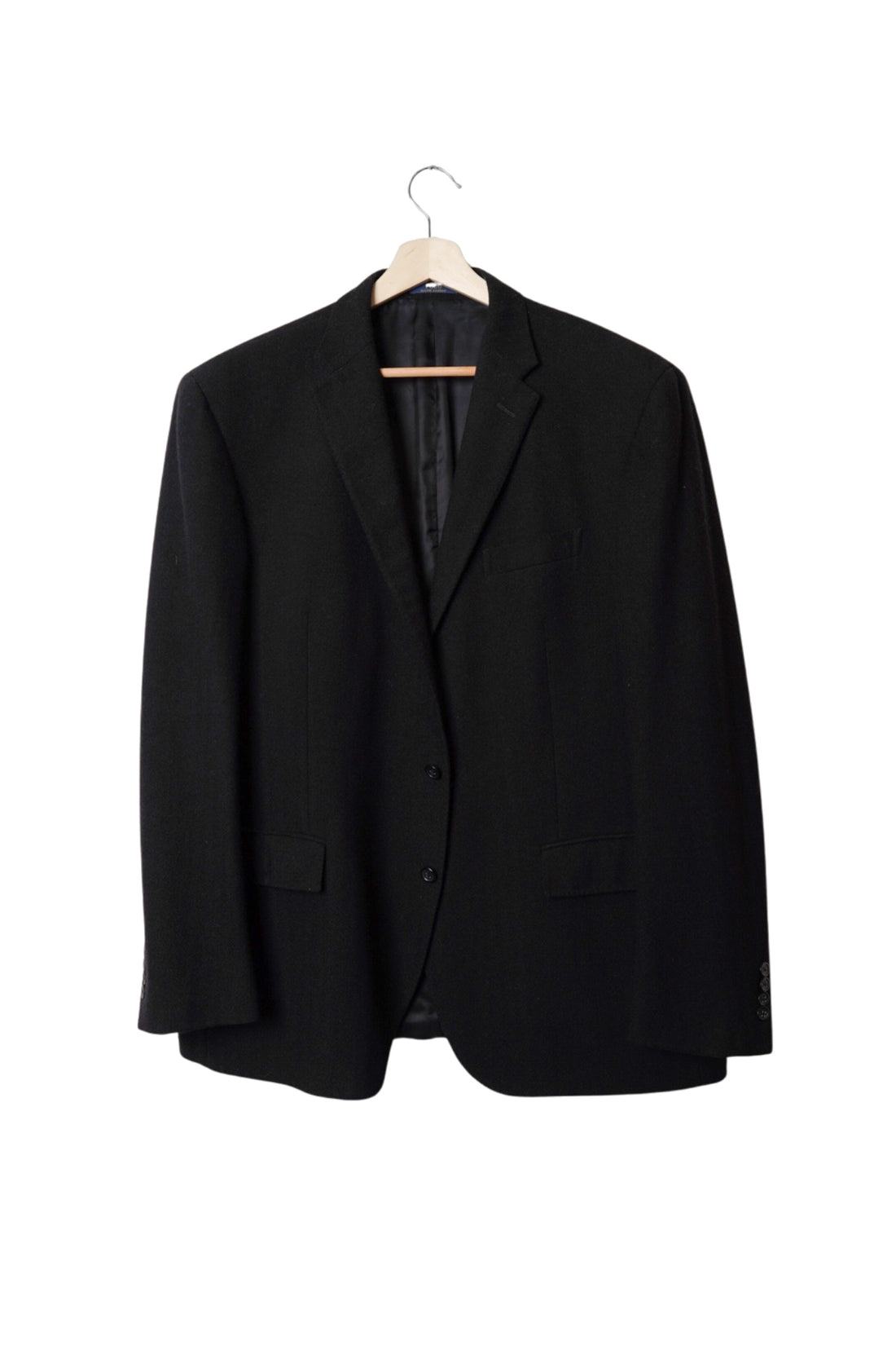 Ralph Lauren Black Custom Fit Wool Autumn Blazer
