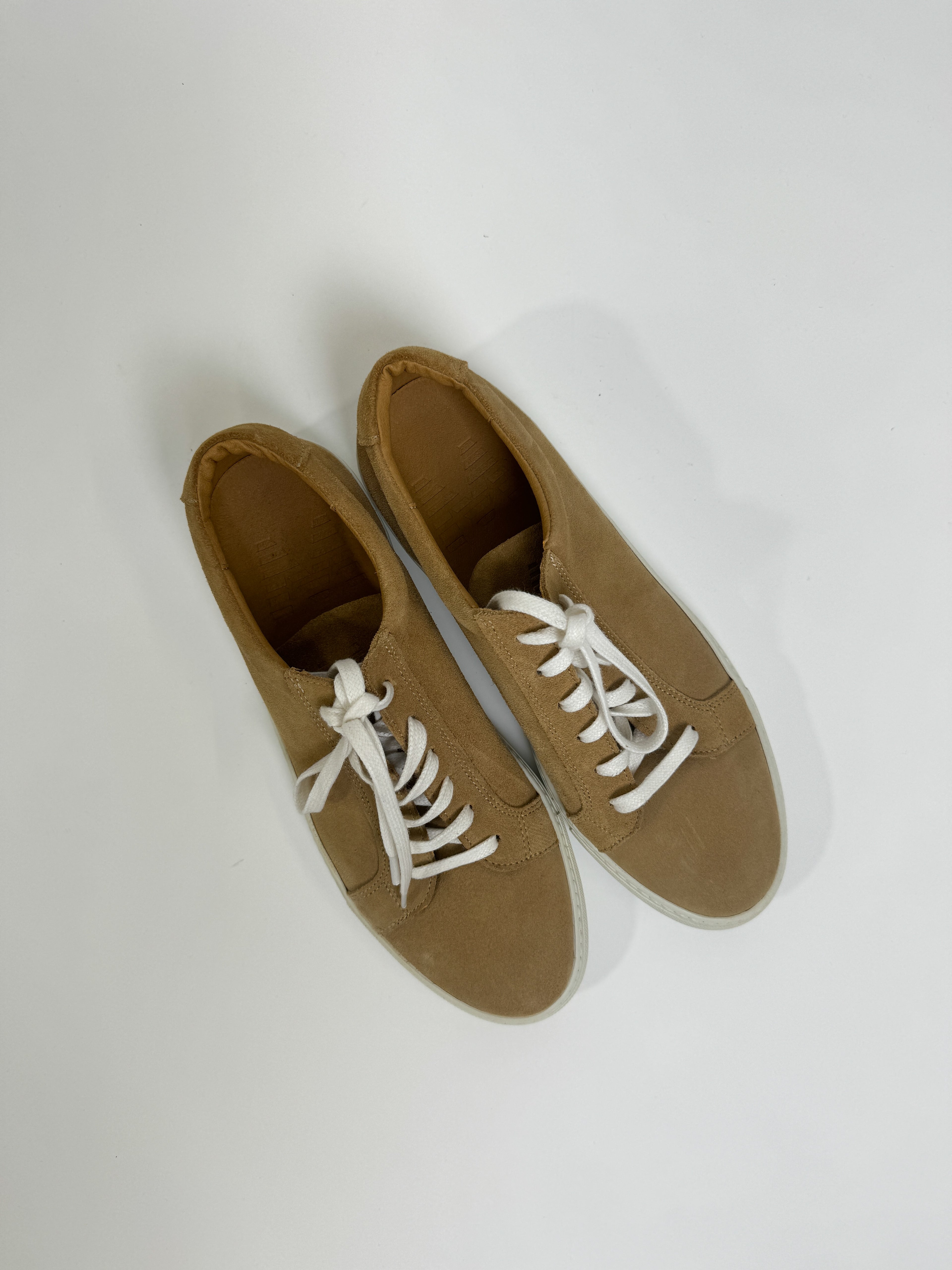 Matinique Light Brown Suede Sneakers