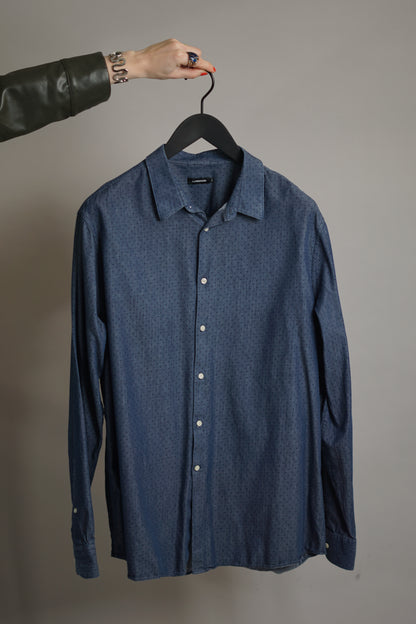 J.Lindeberg Blue Dotted Shirt