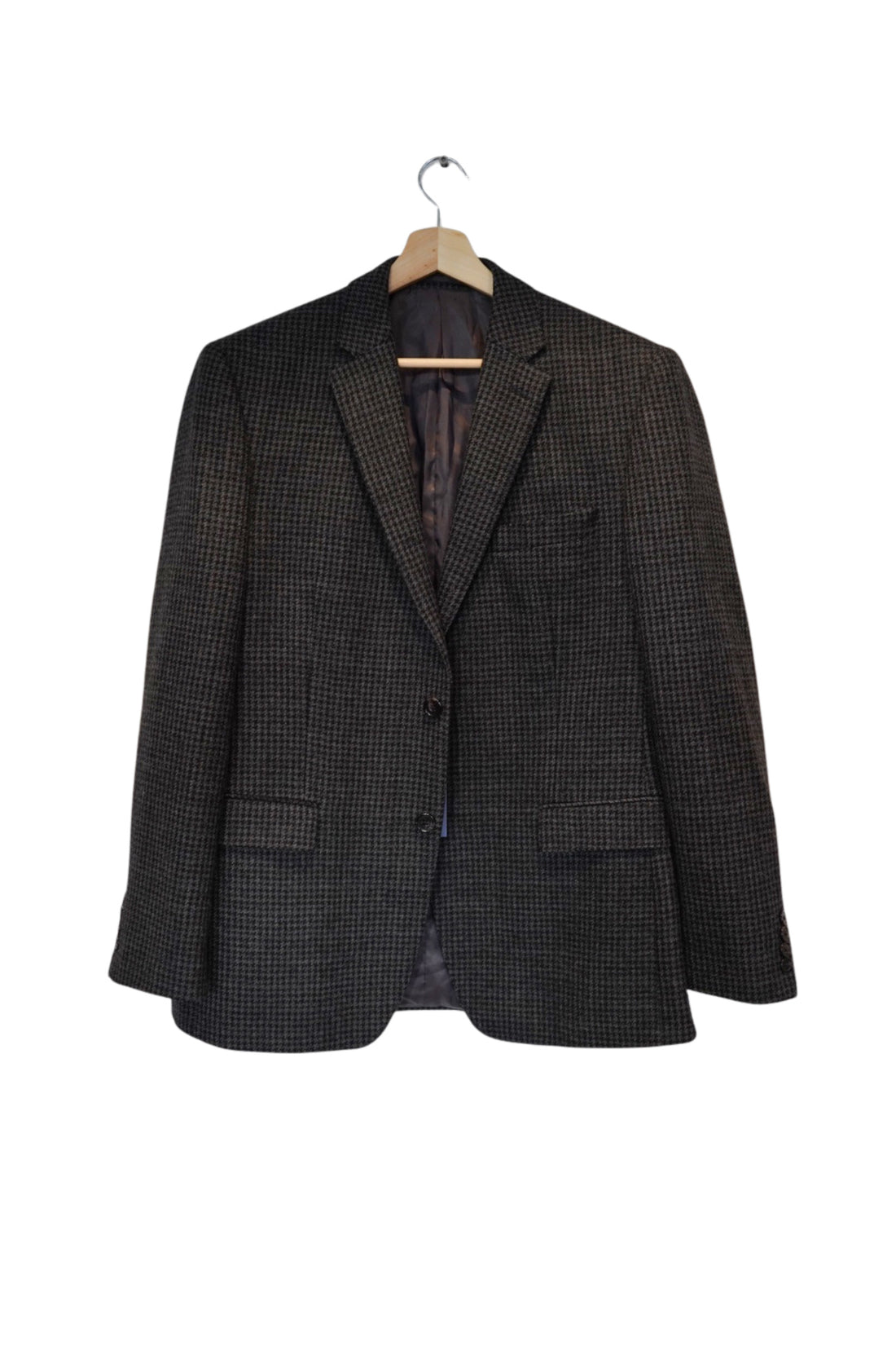 Ralph Lauren Dark-Melange Wool Blazer