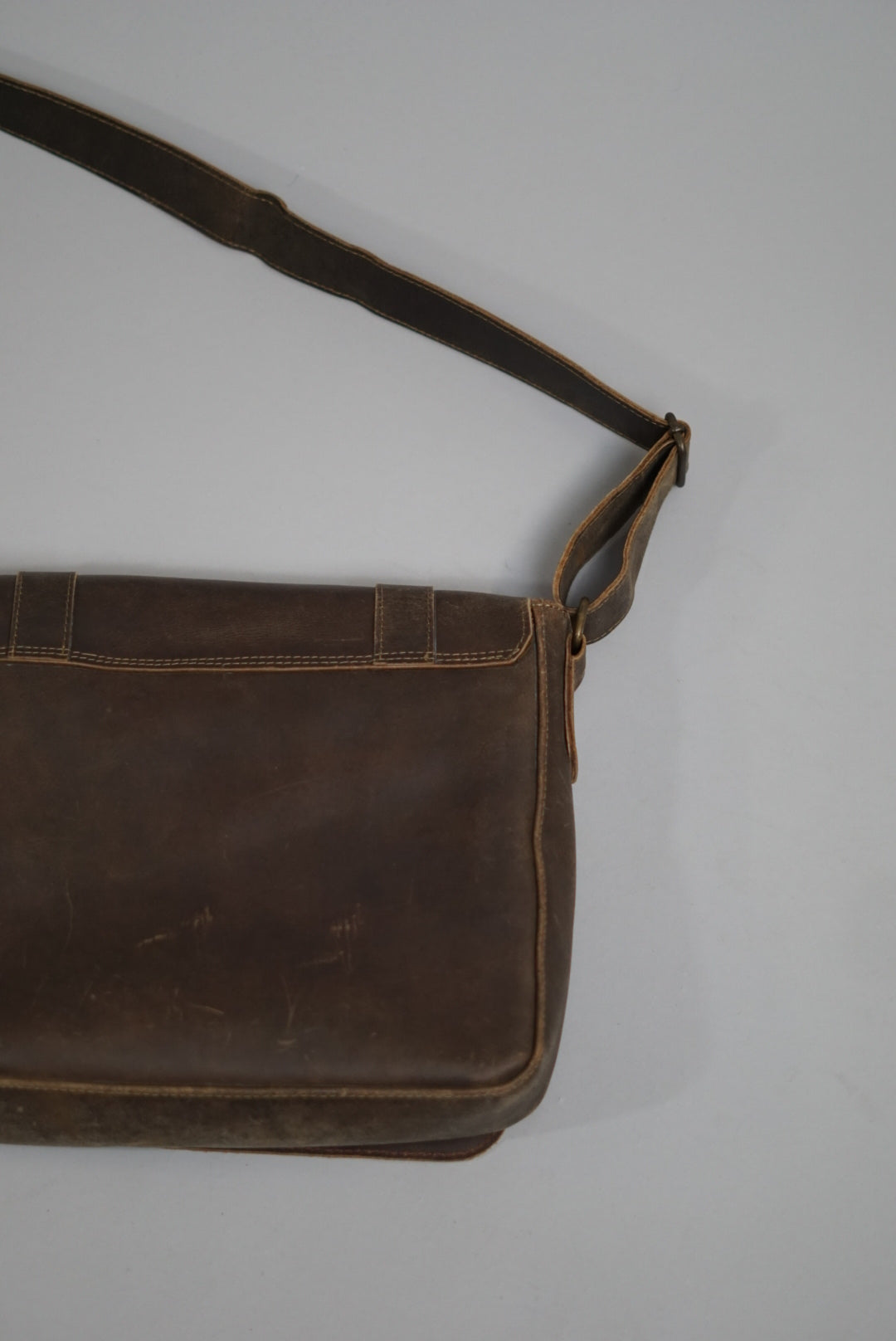 Brown Leather Shoulder Bag