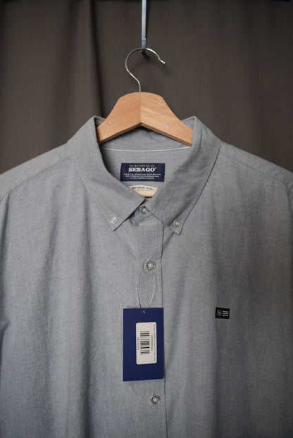 Sebago Light Blue Classic Fit Cotton Oxford Shirt
