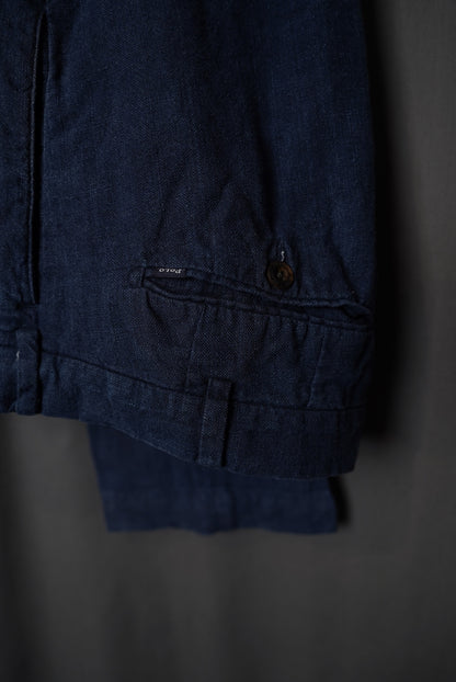 Polo Ralph Lauren Blue Linen Slim Fit Chinos