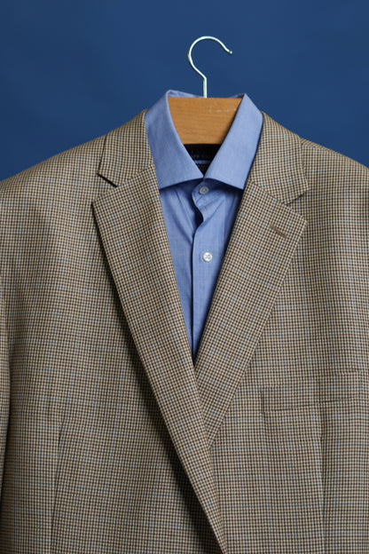 Polo Ralph Lauren Brown Houndstooth Blazer