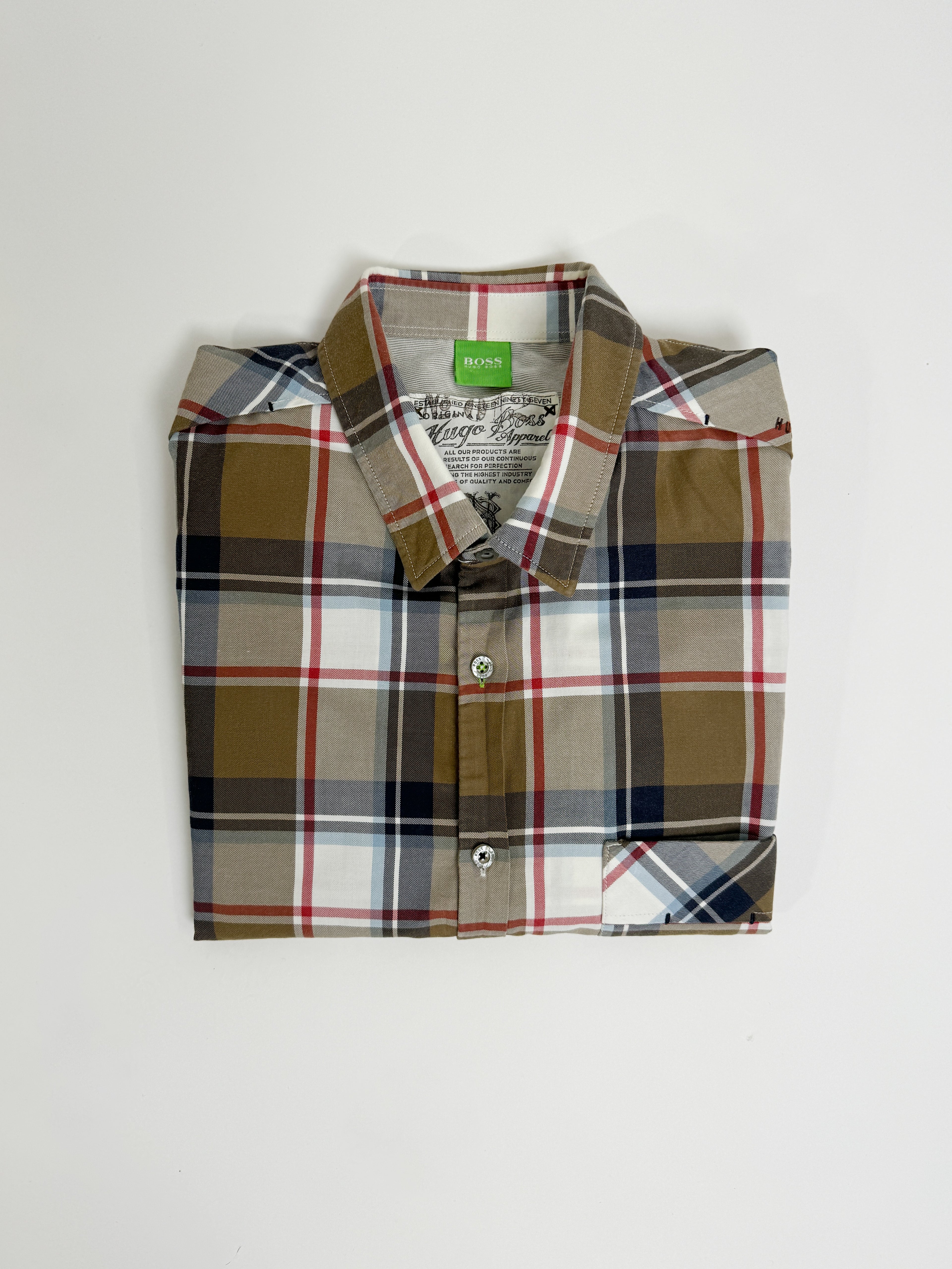 Hugo Boss Apparel Checkered Shirt