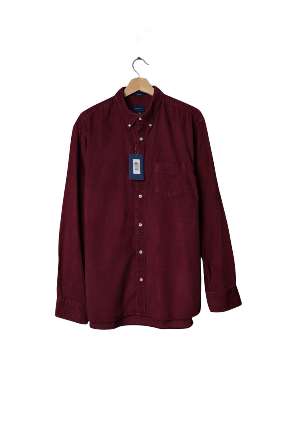 Gant Red Regular Corduroy Cotton Overshirt