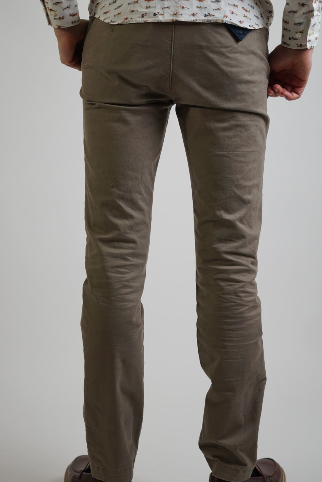 Ted Baker Khaki Cotton Chinos