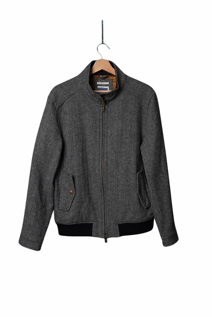 Gant Grey The Herringbone Wool Jacket