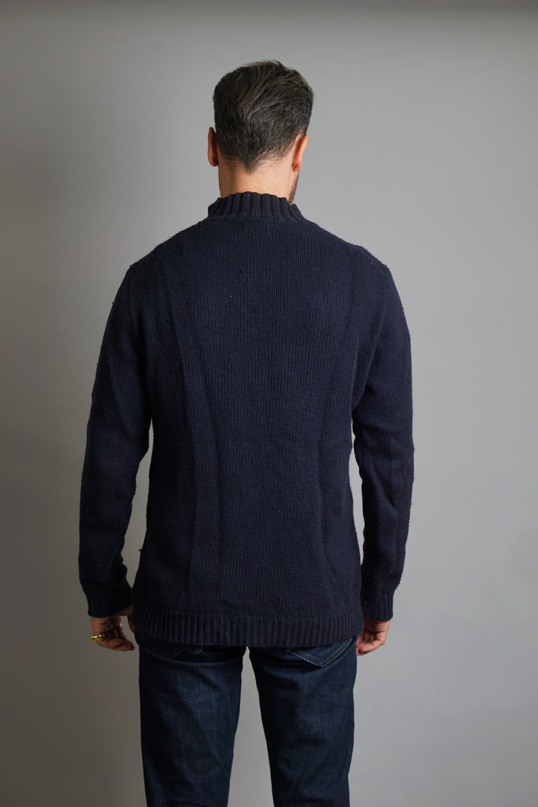 Gant Navy Cable Knit O-Neck