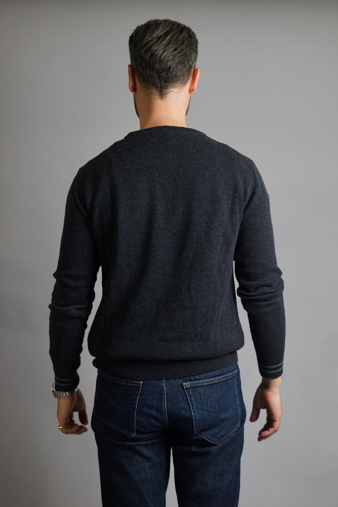 Gant Dark Grey Knit O-neck