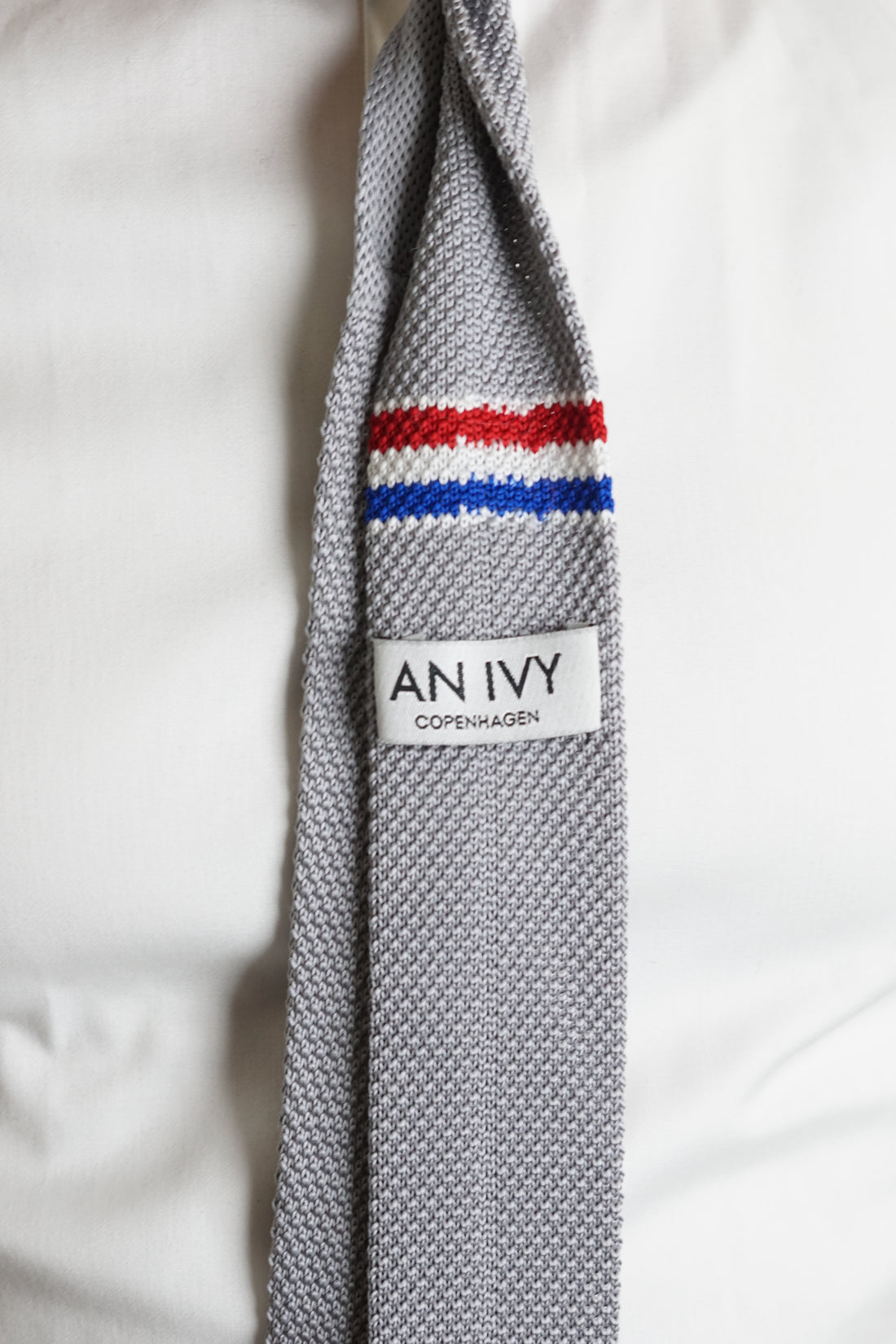 An Ivy Grey Knitted Tie