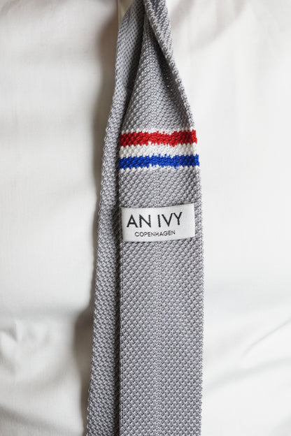 An Ivy Grey Knitted Tie