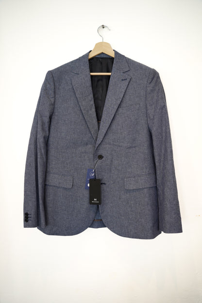 Matinique Blauer Leinenblazer