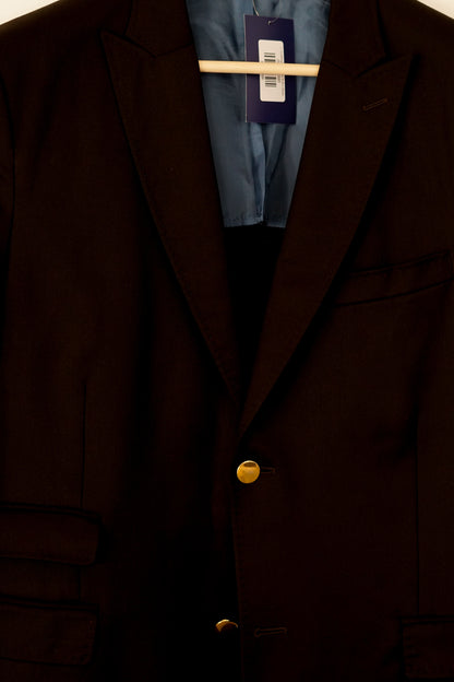 J. Lindeberg Black Gold Button Blazer