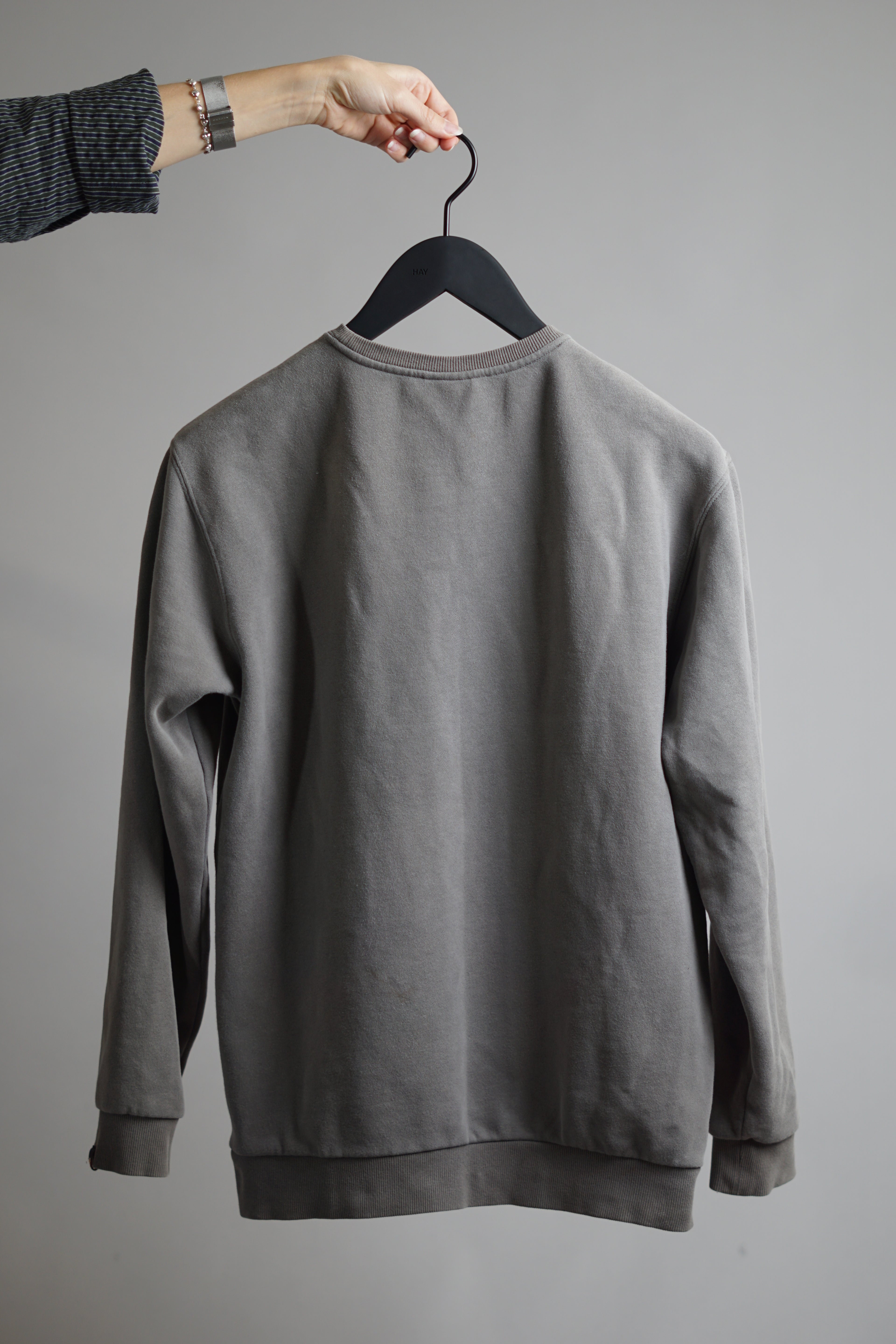 Ellesse Grey Cotton O-Neck Sweatshirt