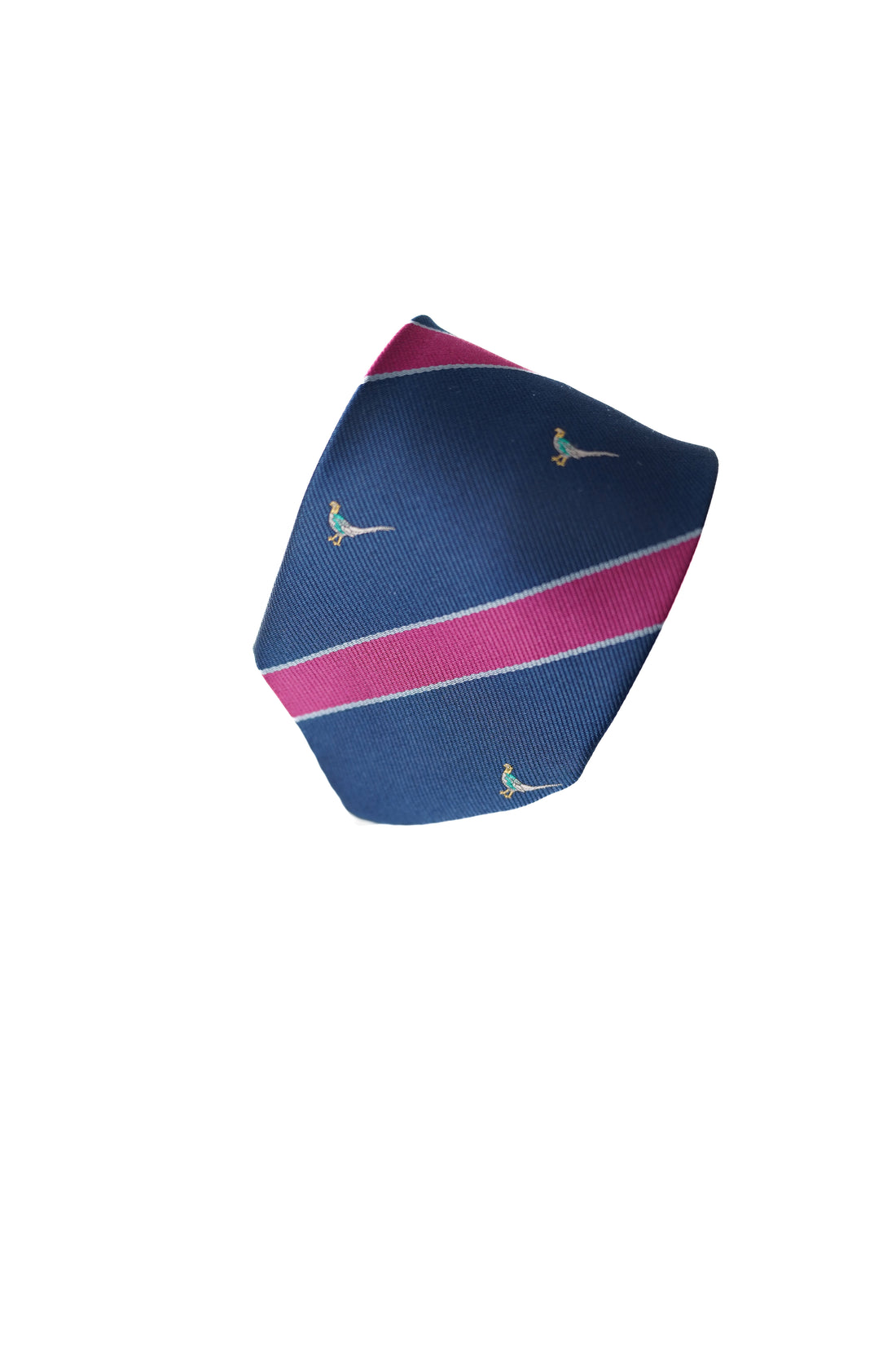 Vintage Navy and Red Striped Ivy League Tie