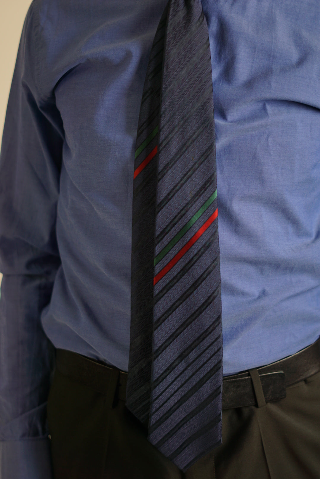 Redgreen Navy Vintage Silk Tie